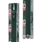 Rits deelbaar | Opti | spiraal S60 | 45 cm | 461 donkergroen Deelbare Rits OPTI - D - S60 - 45 CM - 461 - DONKERGROEN